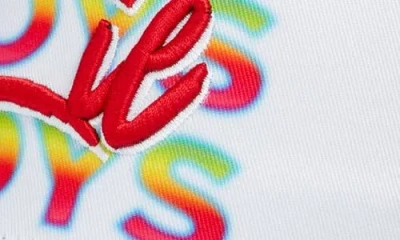 Boys Lie Boys Boys Boys Trucker Hat In White