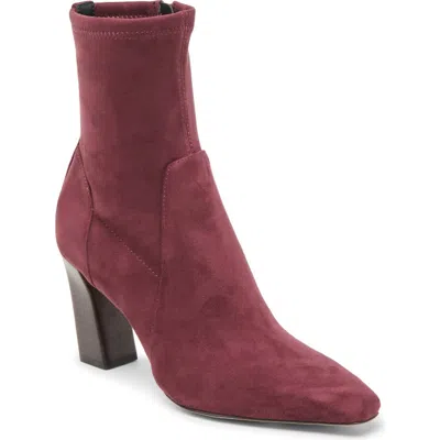 Dolce Vita Women's Roan Square-toe Pull-on Stretch Dress Booties In Red
