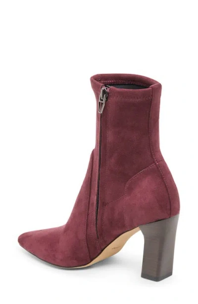 Dolce Vita Women's Roan Square-toe Pull-on Stretch Dress Booties In Red