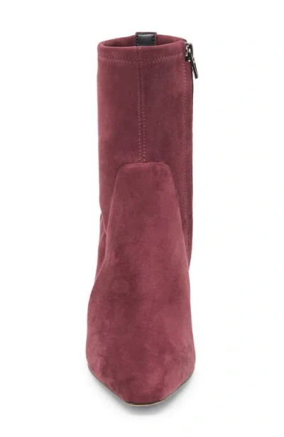 Dolce Vita Women's Roan Square-toe Pull-on Stretch Dress Booties In Red