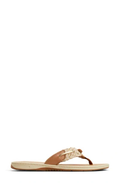 Sperry Women's Parrotfish Flip Flop Sandals, Created For Macy's In Gold