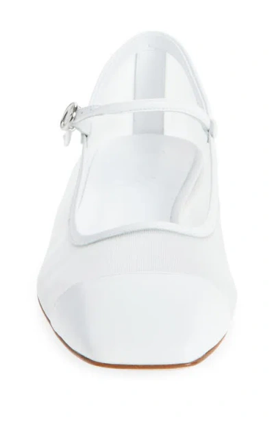 Aeyde Uma Nappa Leather Ballet Flats In White