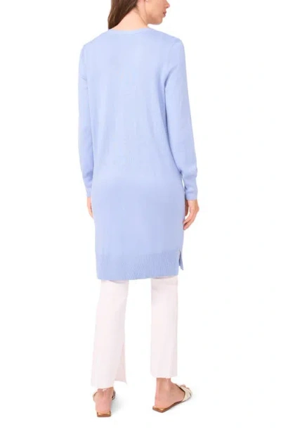 Halogen ® Open Front Longline Cardigan In Blue