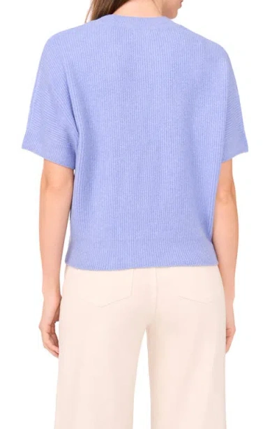 Halogen ® Short Sleeve Sweater In Blue