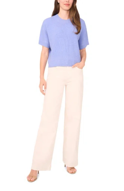 Halogen ® Short Sleeve Sweater In Blue