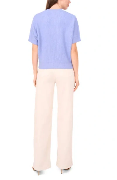 Halogen ® Short Sleeve Sweater In Blue