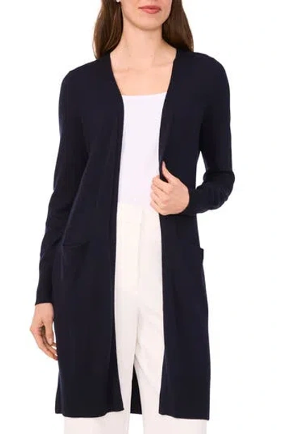 Halogen ® Open Front Longline Cardigan In Animal Print