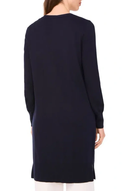 Halogen ® Open Front Longline Cardigan In Animal Print