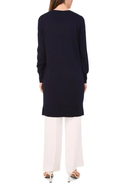 Halogen ® Open Front Longline Cardigan In Animal Print