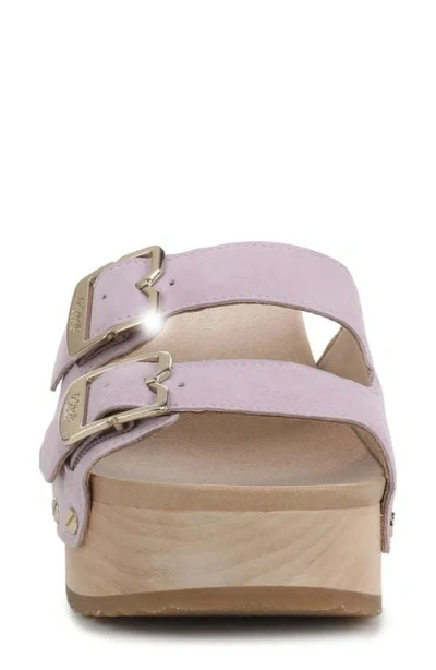 Dr. Scholl's Women's Original Vibe Slide Platform Sandals In Purple