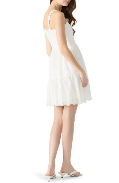 Steve Madden Preston Cotton Eyelet Sundress In White