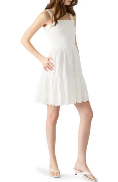 Steve Madden Preston Cotton Eyelet Sundress In White