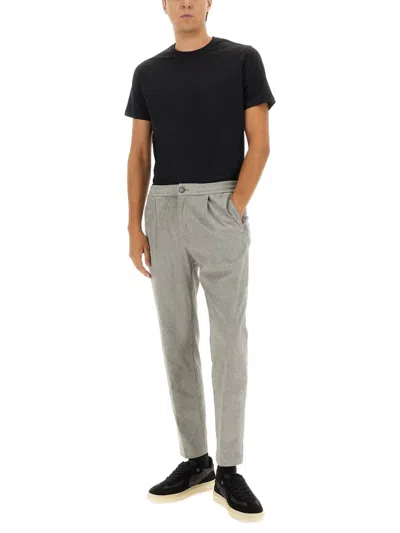 Herno Classic Black Crew Neck T-shirt In Cotton In Black