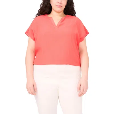 Halogen ® Stripe Popover Top In Pink