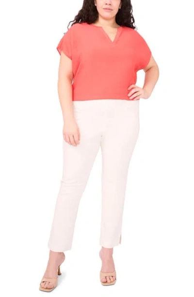 Halogen ® Stripe Popover Top In Pink