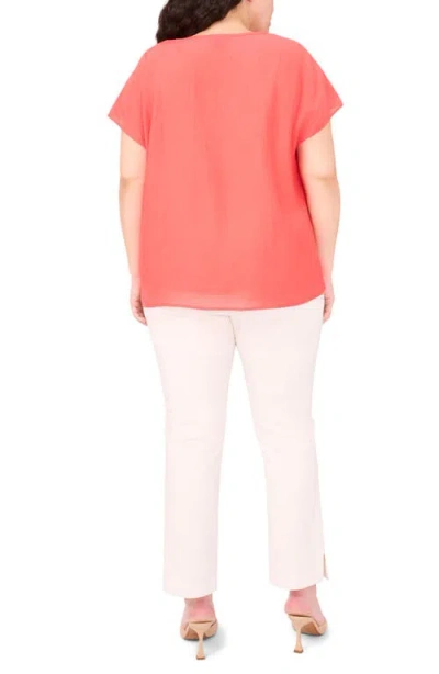 Halogen ® Stripe Popover Top In Pink