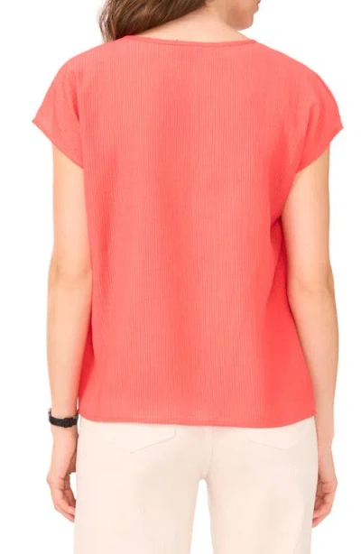 Halogen ® Tonal Stripe Popover Top In Pink