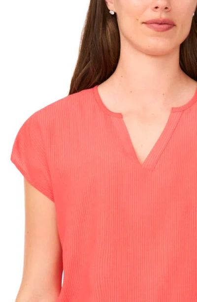 Halogen ® Tonal Stripe Popover Top In Pink
