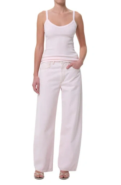 Agolde 90s Mid Rise Straight Jeans In Cosmos In Purple