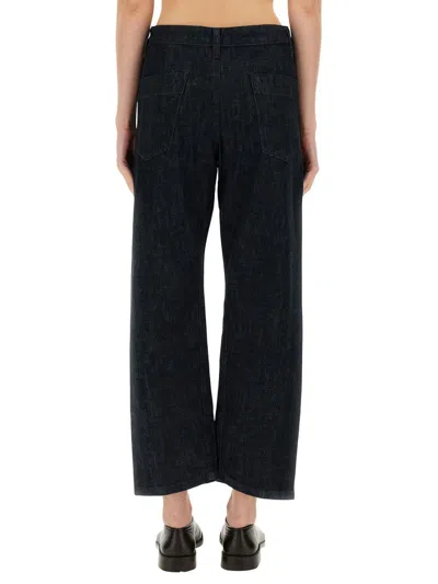 Lemaire Twisted Jeans In Black