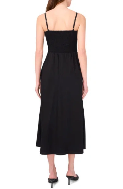 Halogen ® Smocked Cotton Maxi Sundress In Animal Print