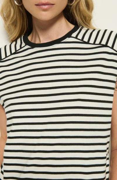 Nation Ltd Perry Stripe Organic Cotton Muscle Tank In Multi