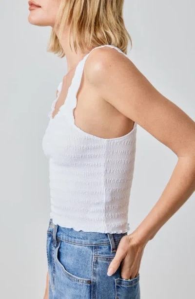 Florence By Mills Lettuce Edge Tank In White