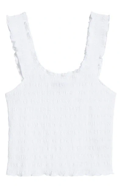Florence By Mills Lettuce Edge Tank In White