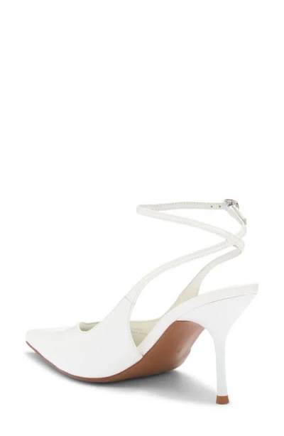 Jeffrey Campbell Executive Ankle Strap Pointed Toe Slingback Pump In Multi