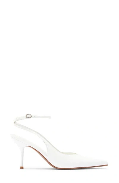 Jeffrey Campbell Executive Ankle Strap Pointed Toe Slingback Pump In Multi