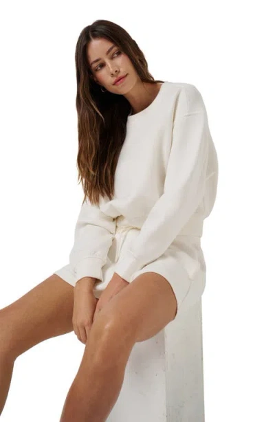 Travismathew Cloudscape Sweatshirt In White