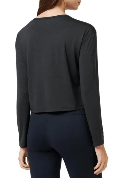 Travismathew Celestia Long Sleeve Performance T-shirt In Black