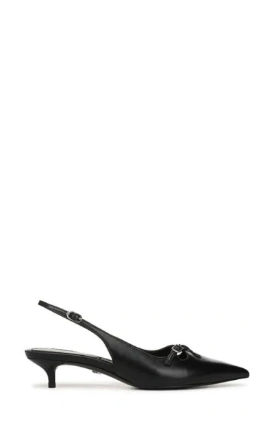 Sam Edelman Fauna Kitten Heel Slingback Pump In Black
