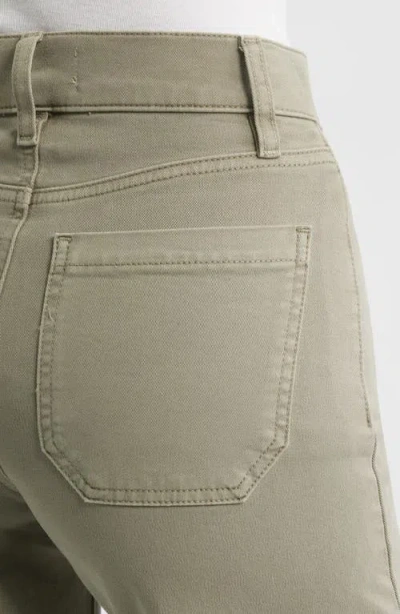 Frame Le Slim Palazzo In Thyme With Modernist Pockets In Green