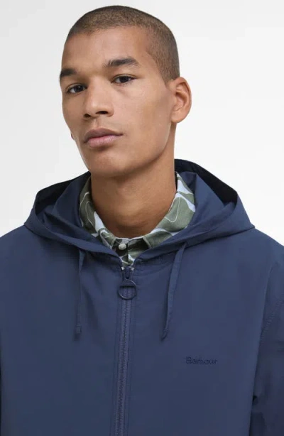 Barbour Newhill Mens Showerproof Jacket In Blue