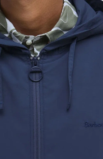 Barbour Newhill Mens Showerproof Jacket In Blue