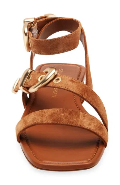 Stuart Weitzman Maven Sandal In Brown