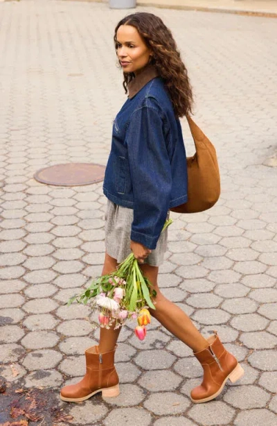 Blondo Carmine Waterproof Bootie In Brown