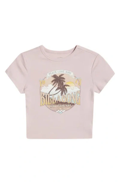 Billabong Tropical Mindset Graphic T-shirt In Gray