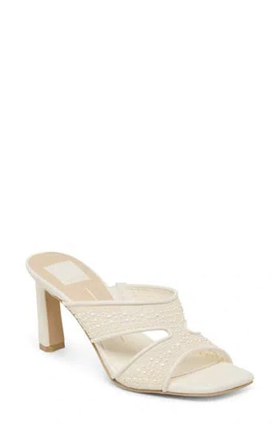 Dolce Vita Gitel Slide Sandal In White