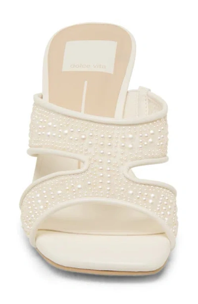 Dolce Vita Gitel Slide Sandal In White