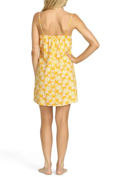 Billabong '90s Babe Mini Sundress In Orange