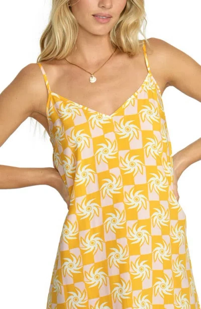 Billabong '90s Babe Mini Sundress In Orange