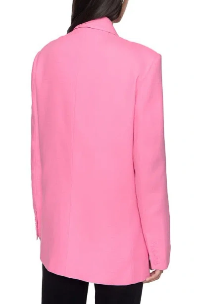 Rebecca Minkoff Sam Oversize Blazer In Pink