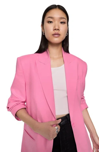 Rebecca Minkoff Sam Oversize Blazer In Pink