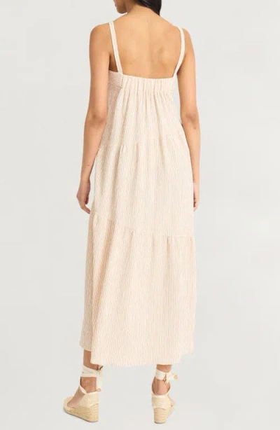 The Good Journey Tiered Midi Sundress