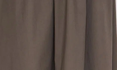 Pistola Florence Strapless Lace-up Back Stretch Cotton Midi Dress In Brown