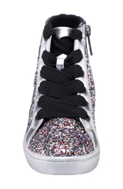 Nina Big Girls Glitter High Top Sneakers In Gold