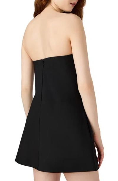 Steve Madden Morgana Strapless Romper In Black