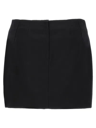 Dolce & Gabbana Black Sicily Skirts Black In Black